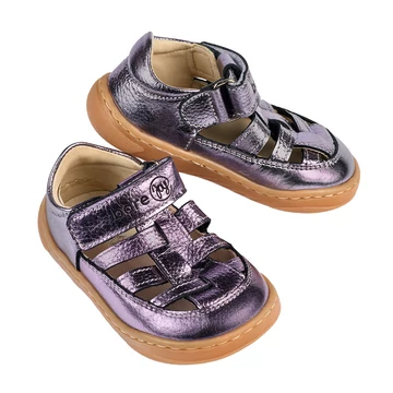 Barejoy Verona– barefoot szandálcipő – metál lila
