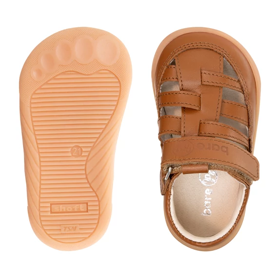 Barejoy Verona– barefoot szandálcipő – barna