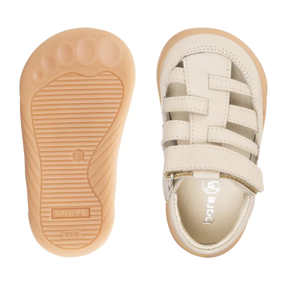 Barejoy Verona– barefoot szandálcipő – bézs