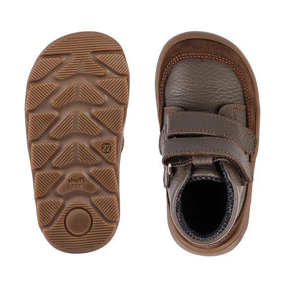 Barejoy Modena – barefoot őszi gyerekcipő - barna