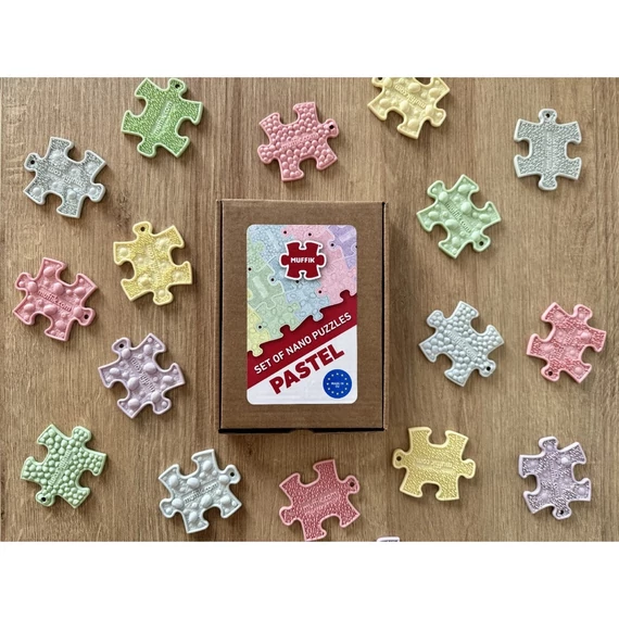MUFFIK – mini pasztell ortopéd puzzle – 20 darabos