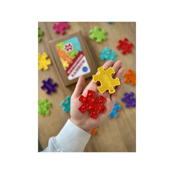 MUFFIK – Nagyon mini szivárvány ortopéd puzzle – 24 darabos