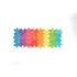 MUFFIK – nagyon mini szivárvány  puzzle szett – 24 darabos